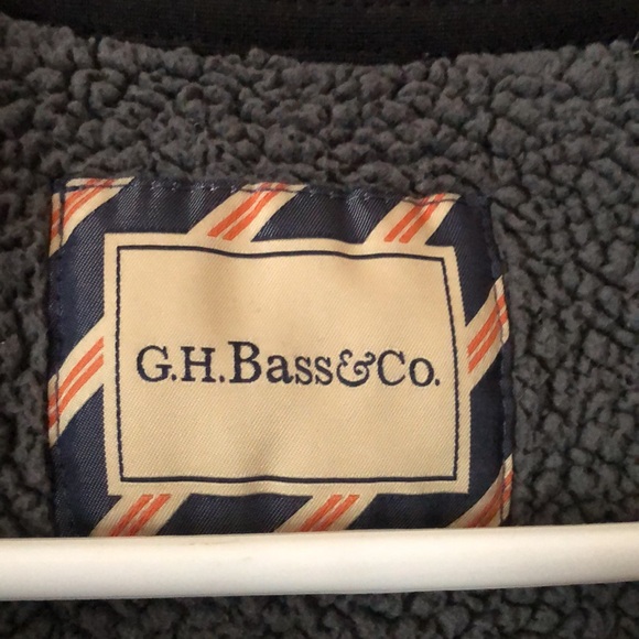 Men’s G.H. bass & co. Sherpa lined Pull over half zip long sleeve shirt - Picture 4 of 10